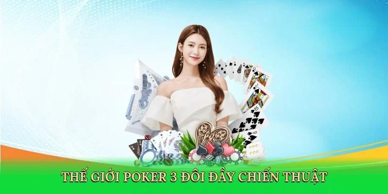 Thế giới poker 3 đôi đầy chiến thuật
